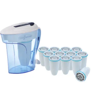 Jarra de agua ZeroWater 2.8L Ready-Pour® con 13 filtros