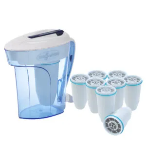 Jarra de agua ZeroWater 2.8L Ready-Pour® con 9 filtros
